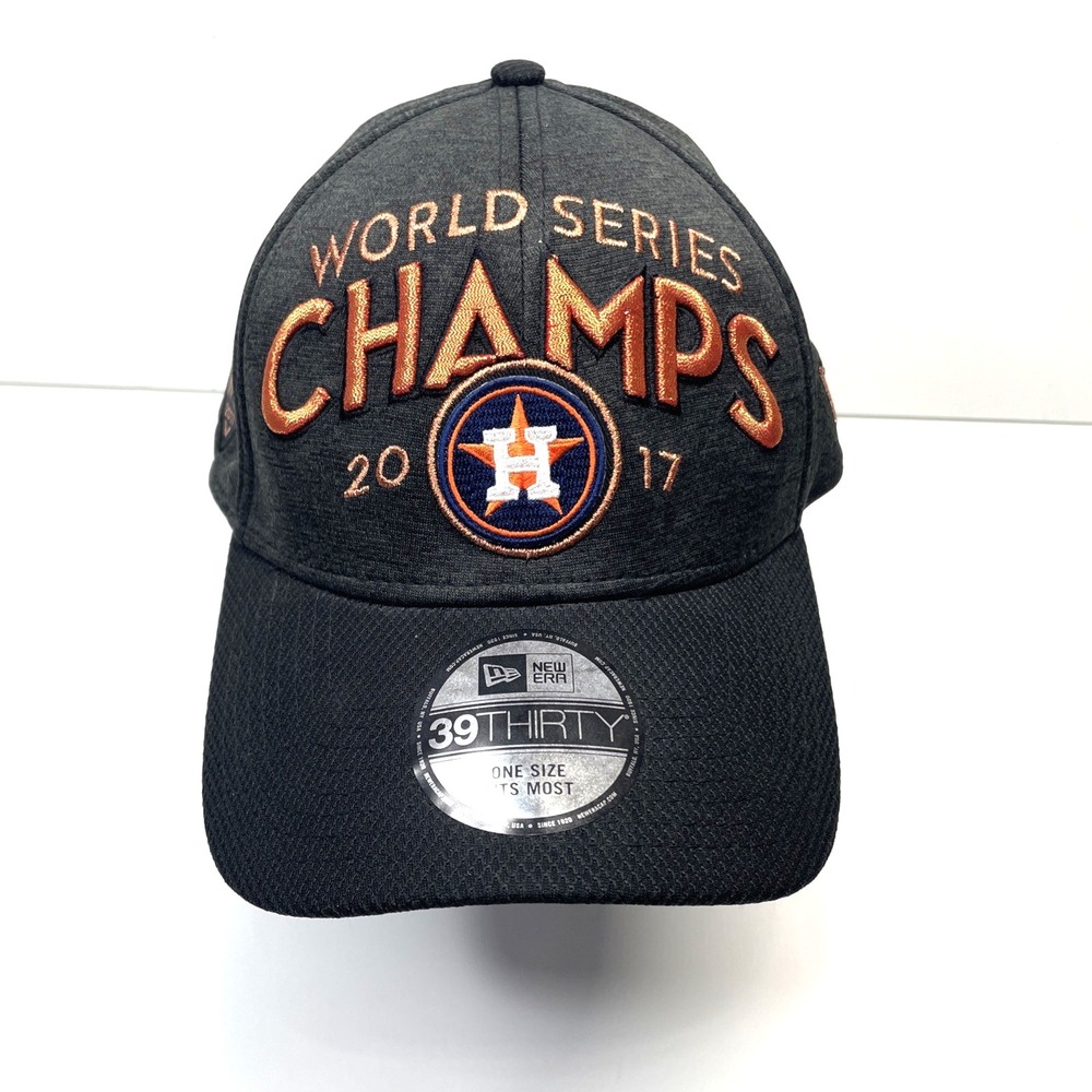 Houston Astros 2017 World Series Champions Baseball Hat Cap New Era Snapback